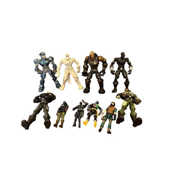Lot of 10 Vintage GI Joe Figurines - Picture 1 of 9